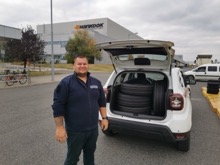 Hankook Abroncsadományozási Program - abroncsátadás, 2025