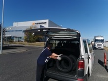 Hankook Abroncsadományozási Program - abroncsátadás, 2025