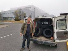 Hankook Abroncsadományozási Program - abroncsátadás, 2025